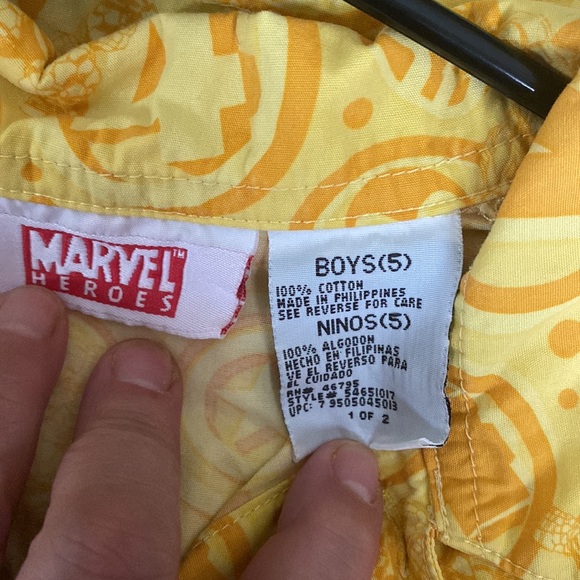 (146) Pre-Owned Boys Scooby Doo and Marvel Heroes Shirts Size 5 - Picture 13 of 13